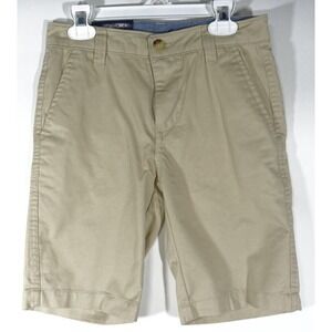 Chaps Shorts Boys 10 Khaki Pockets Cotton Polyester NWT $32